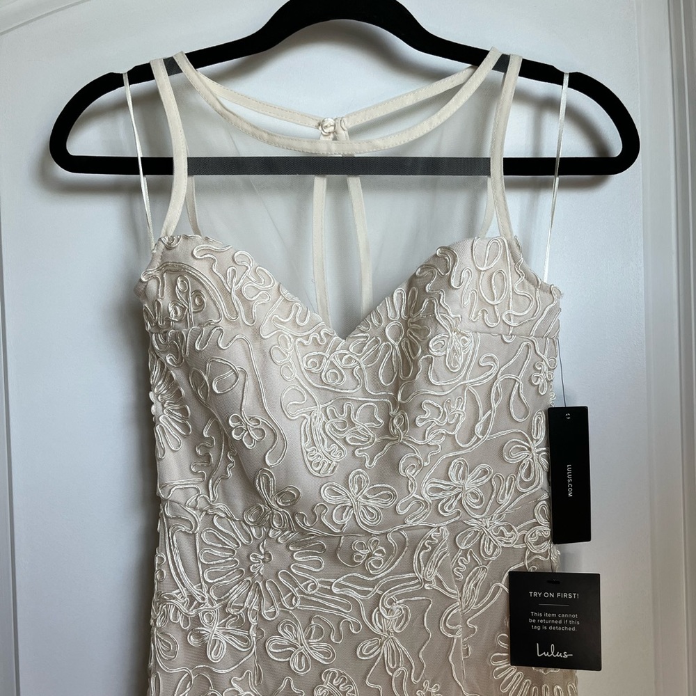Lulus formal dress, size XS, white